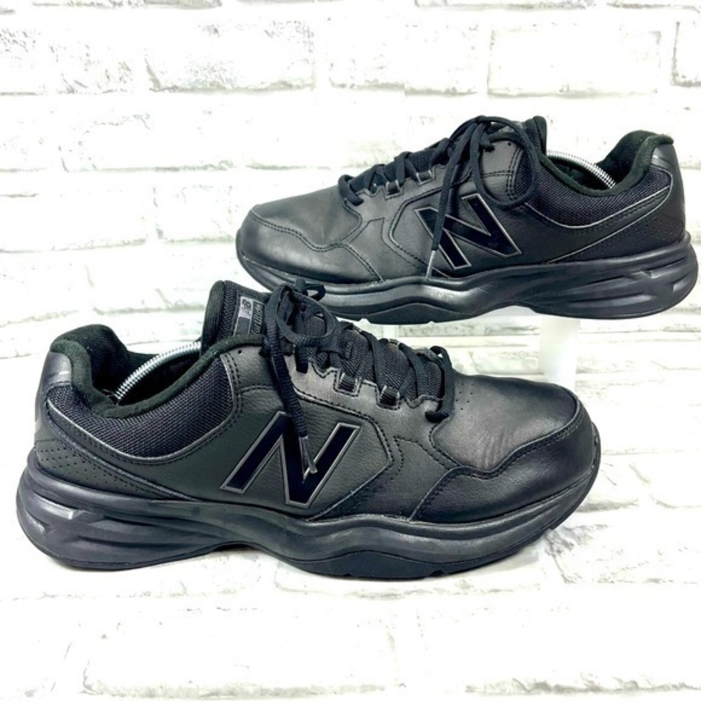 New Balance 411 Comfort Ride Black Walking Shoes Sneakers Men's 13 2E